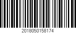 Código de barras (EAN, GTIN, SKU, ISBN): '2018050158174'