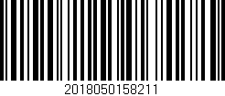 Código de barras (EAN, GTIN, SKU, ISBN): '2018050158211'