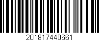 Código de barras (EAN, GTIN, SKU, ISBN): '201817440661'