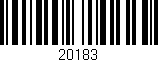 Código de barras (EAN, GTIN, SKU, ISBN): '20183'