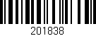 Código de barras (EAN, GTIN, SKU, ISBN): '201838'