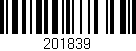Código de barras (EAN, GTIN, SKU, ISBN): '201839'