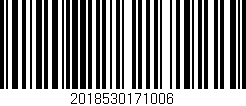 Código de barras (EAN, GTIN, SKU, ISBN): '2018530171006'