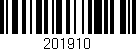 Código de barras (EAN, GTIN, SKU, ISBN): '201910'