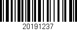 Código de barras (EAN, GTIN, SKU, ISBN): '20191237'