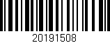 Código de barras (EAN, GTIN, SKU, ISBN): '20191508'