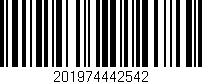 Código de barras (EAN, GTIN, SKU, ISBN): '201974442542'