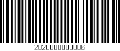 Código de barras (EAN, GTIN, SKU, ISBN): '2020000000006'