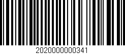 Código de barras (EAN, GTIN, SKU, ISBN): '2020000000341'