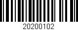 Código de barras (EAN, GTIN, SKU, ISBN): '20200102'