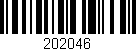 Código de barras (EAN, GTIN, SKU, ISBN): '202046'