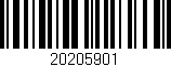 Código de barras (EAN, GTIN, SKU, ISBN): '20205901'