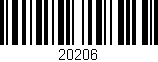 Código de barras (EAN, GTIN, SKU, ISBN): '20206'