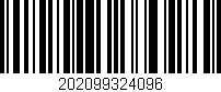 Código de barras (EAN, GTIN, SKU, ISBN): '202099324096'