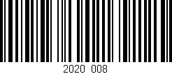 Código de barras (EAN, GTIN, SKU, ISBN): '2020/008'