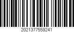 Código de barras (EAN, GTIN, SKU, ISBN): '2021377559241'