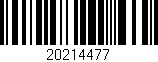 Código de barras (EAN, GTIN, SKU, ISBN): '20214477'