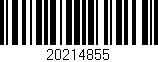 Código de barras (EAN, GTIN, SKU, ISBN): '20214855'