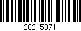 Código de barras (EAN, GTIN, SKU, ISBN): '20215071'
