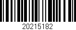 Código de barras (EAN, GTIN, SKU, ISBN): '20215182'