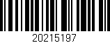 Código de barras (EAN, GTIN, SKU, ISBN): '20215197'