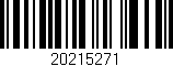 Código de barras (EAN, GTIN, SKU, ISBN): '20215271'