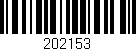 Código de barras (EAN, GTIN, SKU, ISBN): '202153'