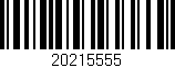 Código de barras (EAN, GTIN, SKU, ISBN): '20215555'