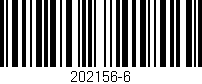 Código de barras (EAN, GTIN, SKU, ISBN): '202156-6'