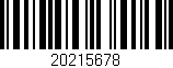 Código de barras (EAN, GTIN, SKU, ISBN): '20215678'