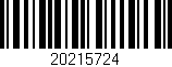 Código de barras (EAN, GTIN, SKU, ISBN): '20215724'