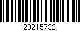 Código de barras (EAN, GTIN, SKU, ISBN): '20215732'