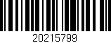 Código de barras (EAN, GTIN, SKU, ISBN): '20215799'