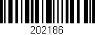 Código de barras (EAN, GTIN, SKU, ISBN): '202186'