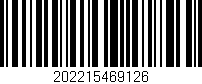 Código de barras (EAN, GTIN, SKU, ISBN): '202215469126'