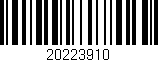 Código de barras (EAN, GTIN, SKU, ISBN): '20223910'