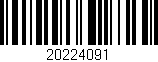 Código de barras (EAN, GTIN, SKU, ISBN): '20224091'