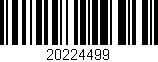 Código de barras (EAN, GTIN, SKU, ISBN): '20224499'
