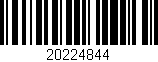 Código de barras (EAN, GTIN, SKU, ISBN): '20224844'