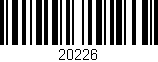 Código de barras (EAN, GTIN, SKU, ISBN): '20226'
