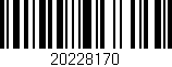 Código de barras (EAN, GTIN, SKU, ISBN): '20228170'