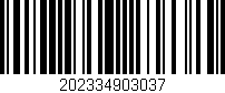 Código de barras (EAN, GTIN, SKU, ISBN): '202334903037'