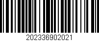 Código de barras (EAN, GTIN, SKU, ISBN): '202336902021'