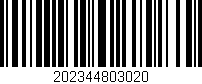 Código de barras (EAN, GTIN, SKU, ISBN): '202344803020'