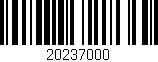 Código de barras (EAN, GTIN, SKU, ISBN): '20237000'