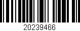 Código de barras (EAN, GTIN, SKU, ISBN): '20239466'
