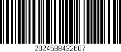 Código de barras (EAN, GTIN, SKU, ISBN): '2024598432607'