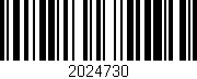 Código de barras (EAN, GTIN, SKU, ISBN): '2024730'