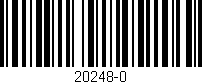 Código de barras (EAN, GTIN, SKU, ISBN): '20248-0'