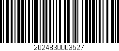 Código de barras (EAN, GTIN, SKU, ISBN): '2024830003527'